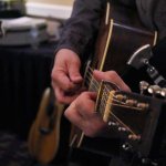 Russell Moore warming up at Joe Val 2014 - photo by Brance Gillihan