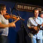 Jeremy Garrett and Mark Stoffel with Chris Jones & the Night Drivers at The Station Inn (9/11/13) - photo by Terry Herd