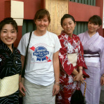 Kelly Stockwell on a business trip to Japan