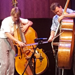 Paul Koweit and Edgar Meyer at the American Acoustic Music Festival in Washington, DC (June 25. 2016) - photo by Jen Hughes