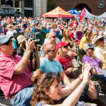 Watching Kids on Bluegrass during Wide Open Bluegrass 2016 - photo © Tara Linhardt