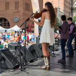 Kids on Bluegrass at Wide Open Bluegrass 2016 - photo © Tara Linhardt
