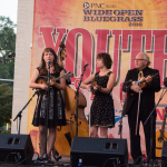 The Price Sisters perform during Wide Open Bluegrass 2016 - photo © Tara Linhardt