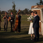 Lachlan Davidson and Jade Bentley Davidson are married in Avenel (February 12, 2016) - photo by Louis Gill