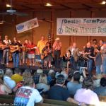 Jamming with Jamie and Darrin at the 2015 Dailey & Vincent Land Fest - photo © Bill Warren