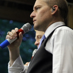 Darrin Vincent at Lil John Bluegrass Festival - photo © 2012 by Laura Tate Photography
