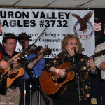 Lillie Mae and Charlie Whitaker with The Whitaker Brothers Band in Flat Rock, MI - photo by Bill Warren