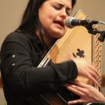 Lizzy Long with the Little Roy & Lizzy Show in Newport, PA (3/9/13) - photo by Frank Baker