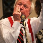 Little Roy Lewis clowning with the Little Roy & Lizzy Show in Newport, PA (3/9/13) - photo by Frank Baker