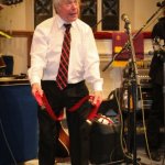 Little Roy Lewis clowning with the Little Roy & Lizzy Show in Newport, PA (3/9/13) - photo by Frank Baker