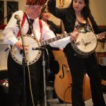 Little Roy Lewis clowning with the Little Roy & Lizzy Show in Newport, PA (3/9/13) - photo by Frank Baker