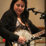 Lizzy Long with the Little Roy & Lizzy Show in Newport, PA (3/9/13) - photo by Frank Baker