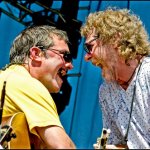 Larry Keel and Sam Bush at Lockn' 2014 - photo © G. Milo Farineau