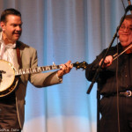 Joe Mullins and Michael Cleveland with Longview at SOIMF (3/16/13) - photo by Bill Warren