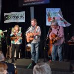 Eddy Raven with Lorraine Jordan & Carolina Road at Lorraine's Coffee House & Music during World of Bluegrass 2015 - photo © Bill Warren