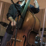 Barry Reed with Lonesome River Band at Hope Cafe - photo by Laura Greene