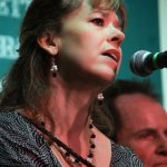 Tracy Rohrbaugh with The Scott Brannon Band at the Lucketts Community Center in Leesburg, VA - photo by Frank Baker