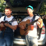 Luke Monday with his Martin D-1