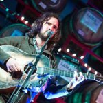 Andrew Marlin with Mandolin Orange at the Folk Mission in Huntsville, AL (3/8/14) - photo © by Todd Powers Photography