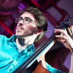 Andrew Small with Mandolin Orange at the Folk Mission in Huntsville, AL (3/8/14) - photo © by Todd Powers Photography
