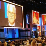 Sammy Shelor and Mike Hartgrove perform with Martin Short during the 43rd AFI Life Achievement award for Steve Martin (6/4/15)