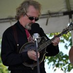 Matt Thompson with his 2003 F-5 LaPlant mandolin