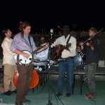 Henhouse Prowlers performing with noted local artists in Mauritania