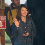 Bonnie Avett on Sunday at MerleFest 2013 - photo by Andy Garrigue