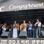 Emerging Artist mega-jam at the 2014 Milan Bluegrass Festival (8/16/14) - photo by Bill Warren