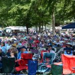 Audience at the 2015 Milan Bluegrass Festival - photo by Bill Warren