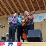 Junior Sisk & Ramblers Choice at the 2015 Milan Bluegrass Festival - photo by Bill Warren