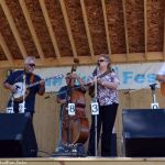 Lorraine Jordan & Carolina Road at the 2015 Milan Bluegrass Festival - photo by Bill Warren