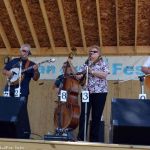 Lorraine Jordan & Carolina Road at the 2015 Milan Bluegrass Festival - photo by Bill Warren