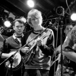 David Grisman jamming with The Infamous Stringdusters at The Festy - photo © 2011 G. Milo Farineau