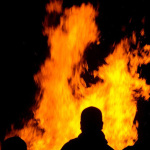 Bonfire at The Festy - photo © 2011 G. Milo Farineau