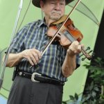 Bobby Hicks with Masters Of Bluegrass at Festival of the Bluegrass 2013 - photo © Estill Robinson