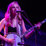Ashley Nale with Loose Strings at the 2016 World of Bluegrass convention - photo © Tara Linhardt