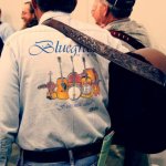 Wandering picker at the South Carolina State Bluegrass Festival (11/23/12) - photo by Laura Tate Photography