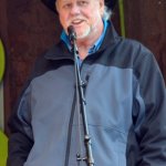 MC Irby Brown Friday at Newell Lodge Bluegrass Festival - photo © 2014 by Bill Warren