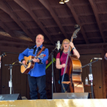 Frances Mooney and Fontanna Sunset at Newell Lodge - photo © 2014 by Bill Warren