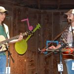 Clint Wilson and Brandon Bostic at the Newell Lodge Bluegrass Festival (3/12/15) - photo by Bill Warren