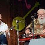 Chris Henry and Tuck Tucker at the 2015 Newell Lodge Bluegrass Festival - photo © Bill Warren
