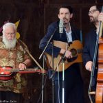 Tuck Tucker with Chris Henry & Hardcore Grass at the 2015 Newell Lodge Bluegrass Festival - photo © Bill Warren