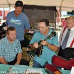 Larry Stephenson and Little Roy Lewis at the Remington Ryde booth at the 2016 Nothin' Fancy Festival - photo © Bill Warren