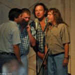 Nothin' Fancy kicks off the festivities with an a cappella version of The National Anthem at the 2016 Nothin' Fancy Festival - photo © Bill Warren