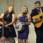 Michelle Canning & the Morehead State Bluegrass Band at the 2016 Nothin' Fancy Festival - photo © Bill Warren