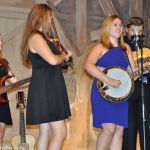 Michelle Canning & the Morehead State Bluegrass Band at the 2016 Nothin' Fancy Festival - photo © Bill Warren