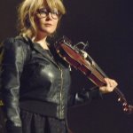 Sara Watkins with Nickel Creek at the Ryman Auditorium (4/18/14) - photo by Daniel Mullins