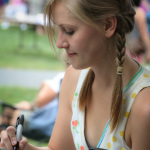 Nora Jane Struthers at Bluegrass On The Grass (July 14, 2012) - photo by Frank Baker