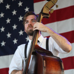 Eric Alvar with The Roys at the 2015 Norris Creek Pig Pickin' Bluegrass & BBQ Festival - photo © Laura Tate Photography